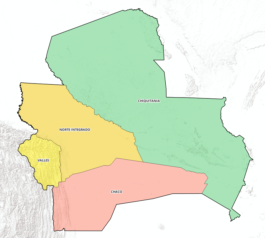 Mapa pronóstico Santa Cruz